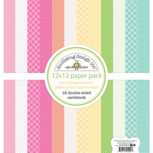 Easter Scrapbook Set By Doodlebug Design Essentials Page Kit 12X12 # 384